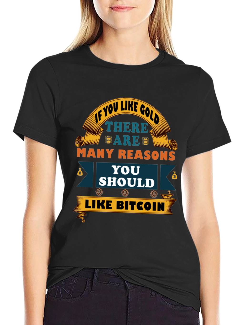 Bitcoin Gold T-Shirt Crypto Investor Tee