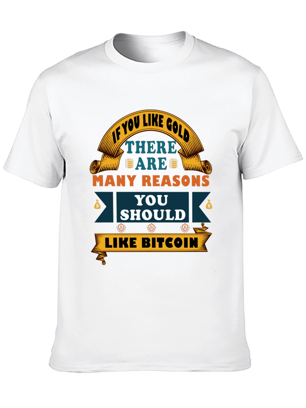 Bitcoin Gold T-Shirt Crypto Investor Tee