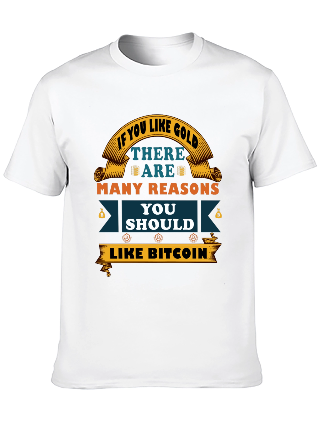 Bitcoin Gold T-Shirt Crypto Investor Tee