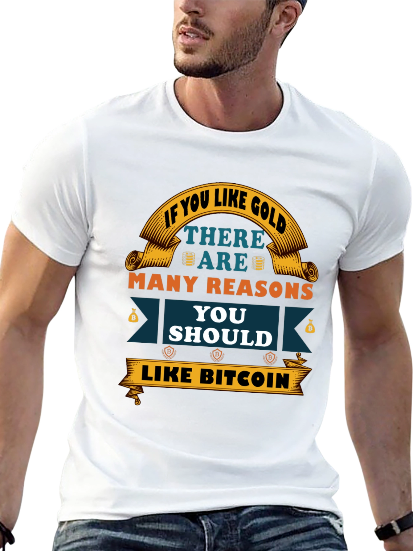 Bitcoin Gold T-Shirt Crypto Investor Tee
