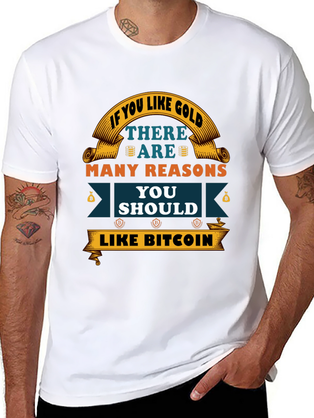Bitcoin Gold T-Shirt Crypto Investor Tee