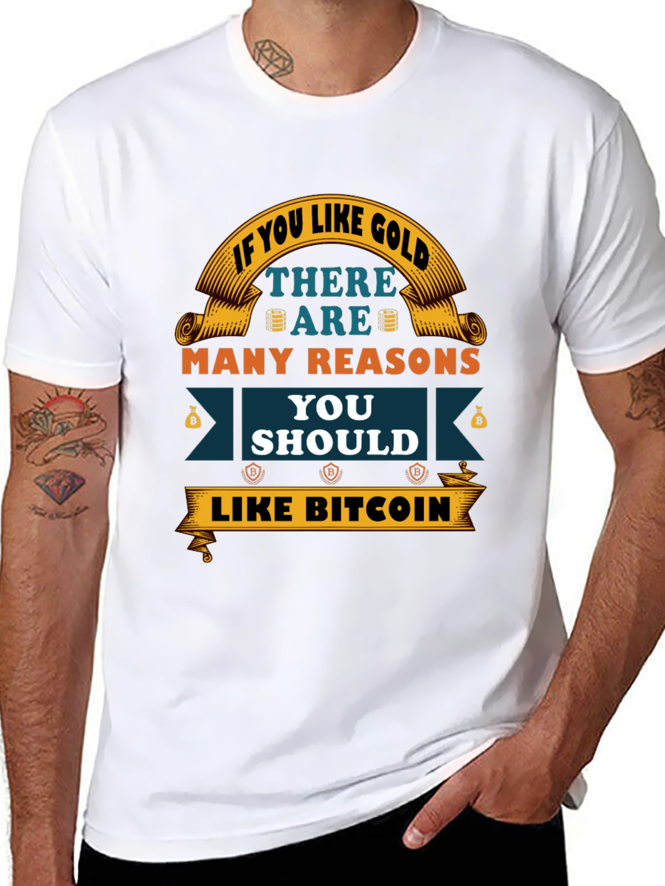Bitcoin Gold T-Shirt Crypto Investor Tee