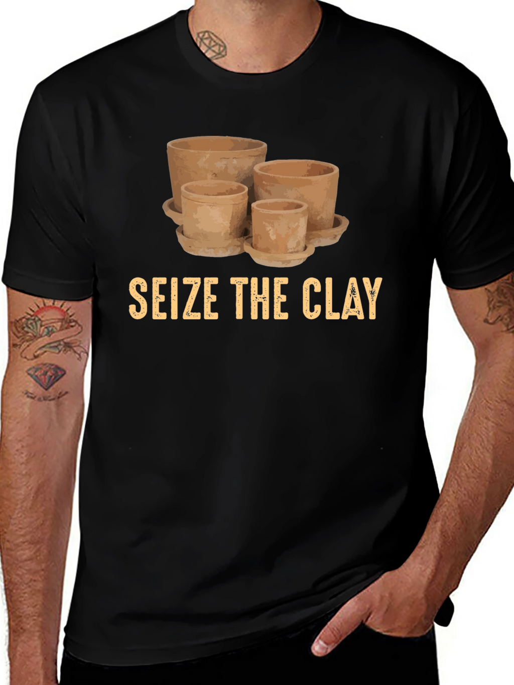 Seize the Clay T-Shirt - Pottery Lover Tee