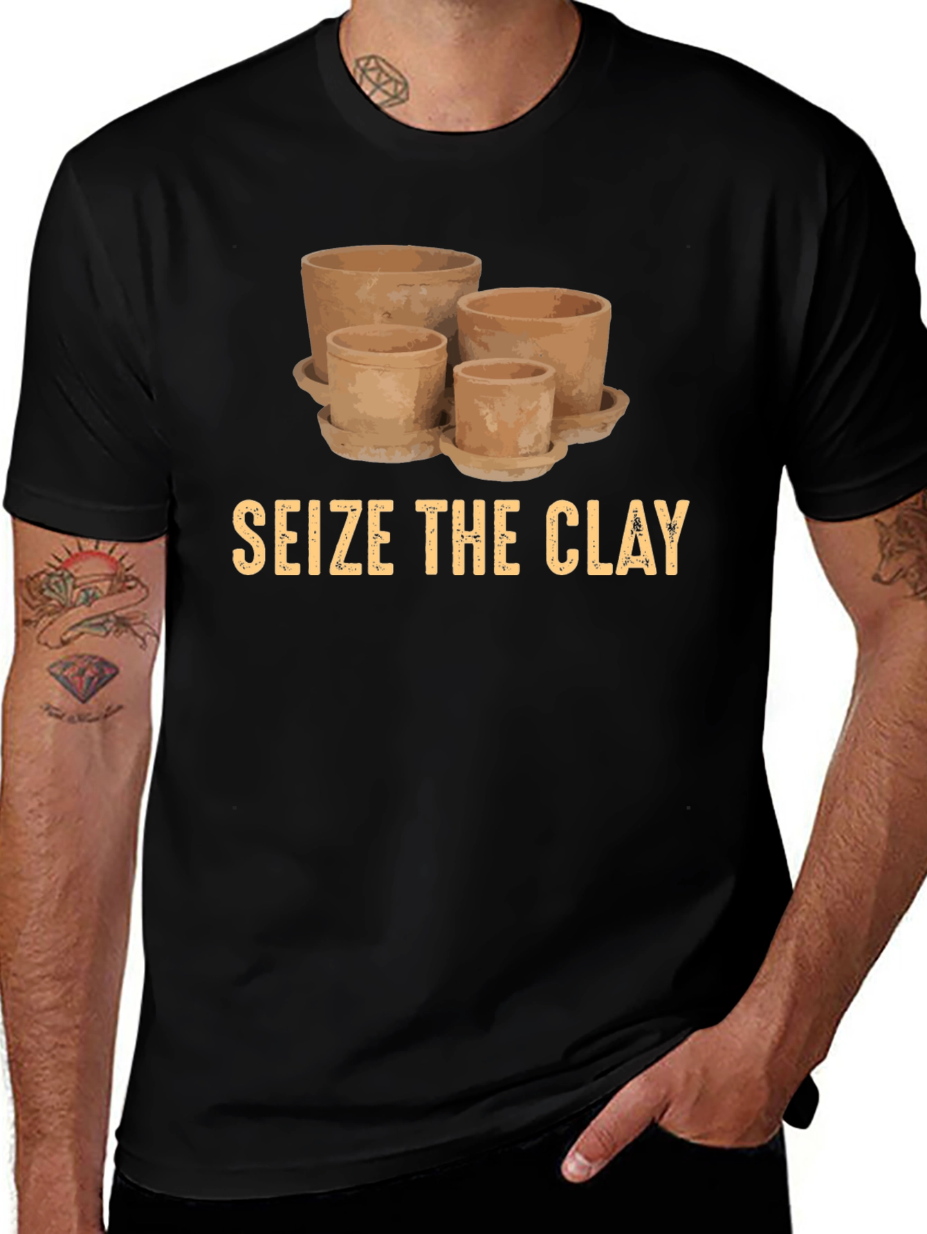 Seize the Clay T-Shirt - Pottery Lover Tee