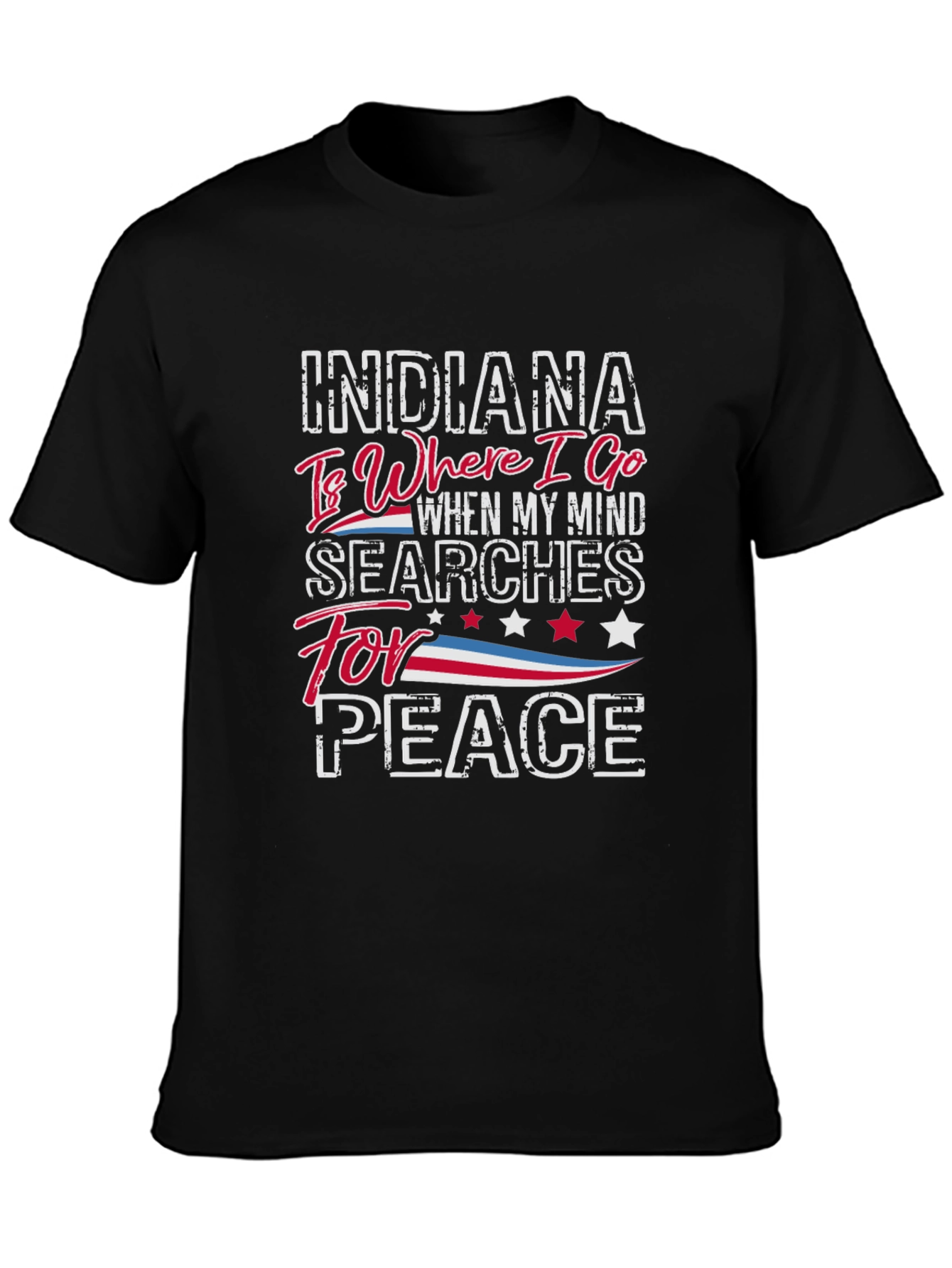 Indiana Peace Graphic T-Shirt