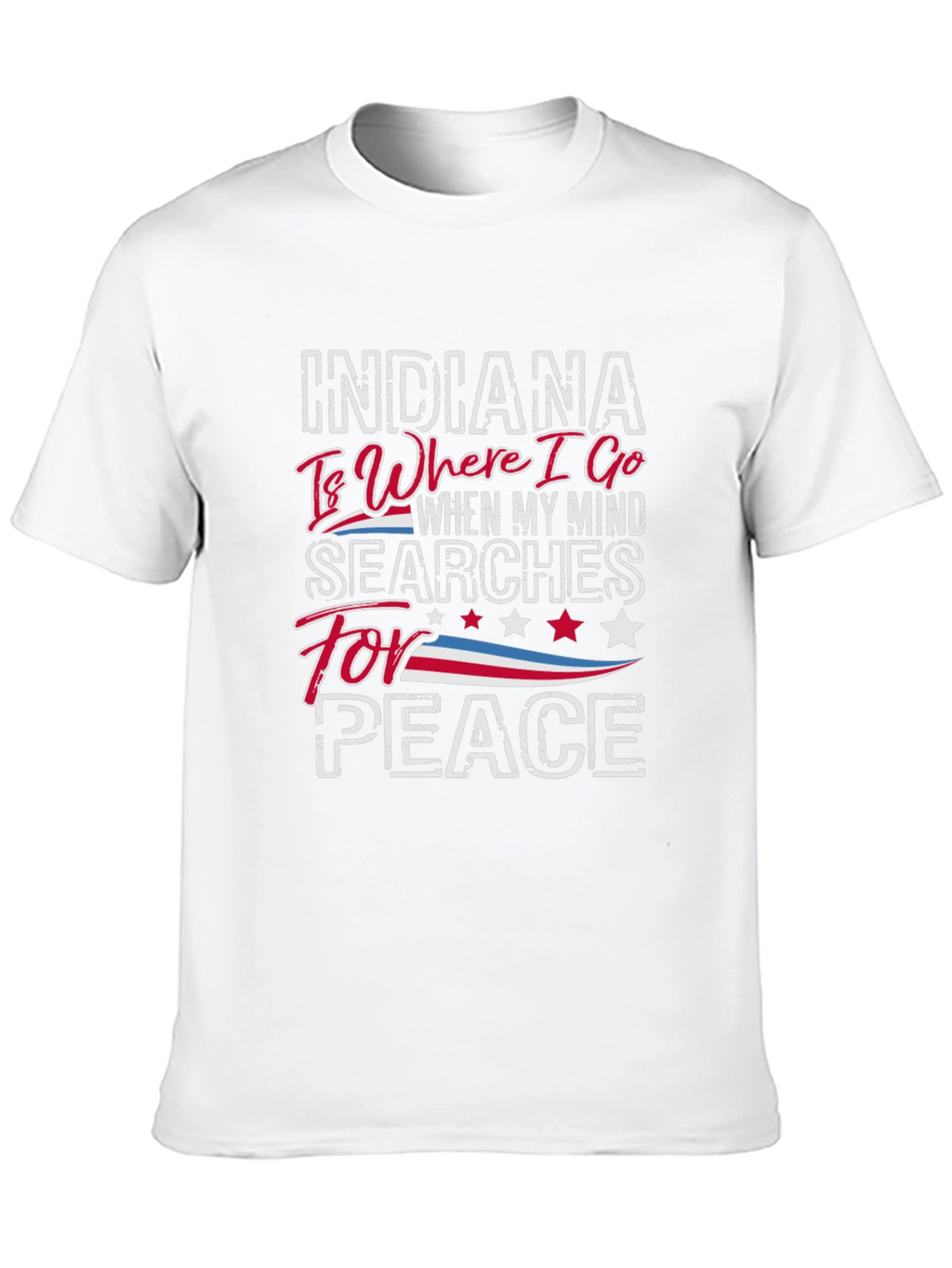 Indiana Peace Graphic T-Shirt