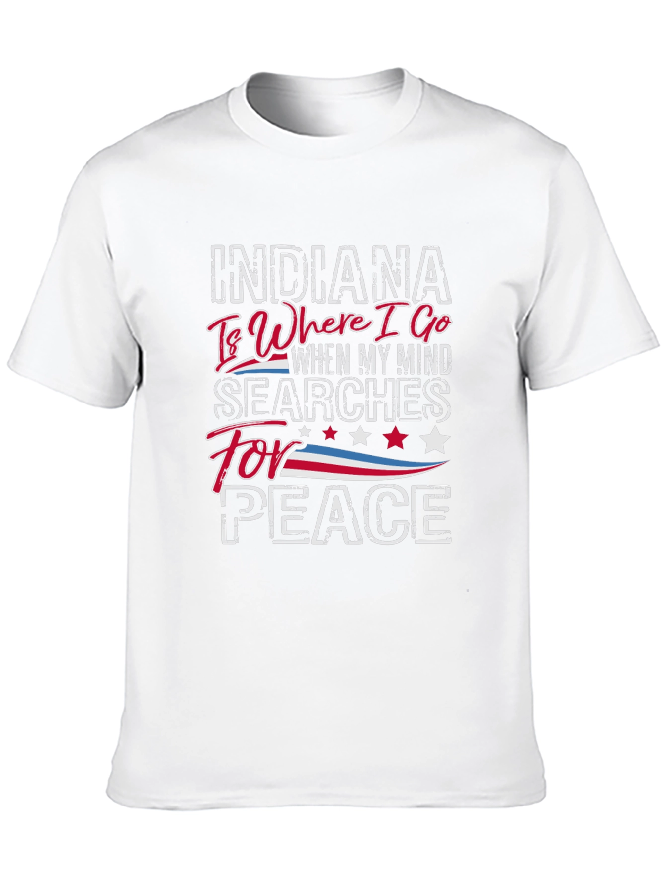 Indiana Peace Graphic T-Shirt