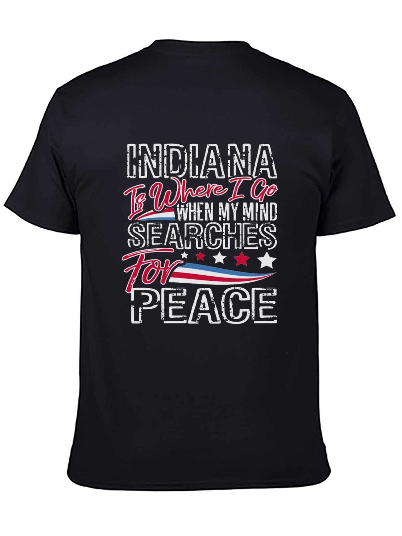 Indiana Peace Graphic T-Shirt