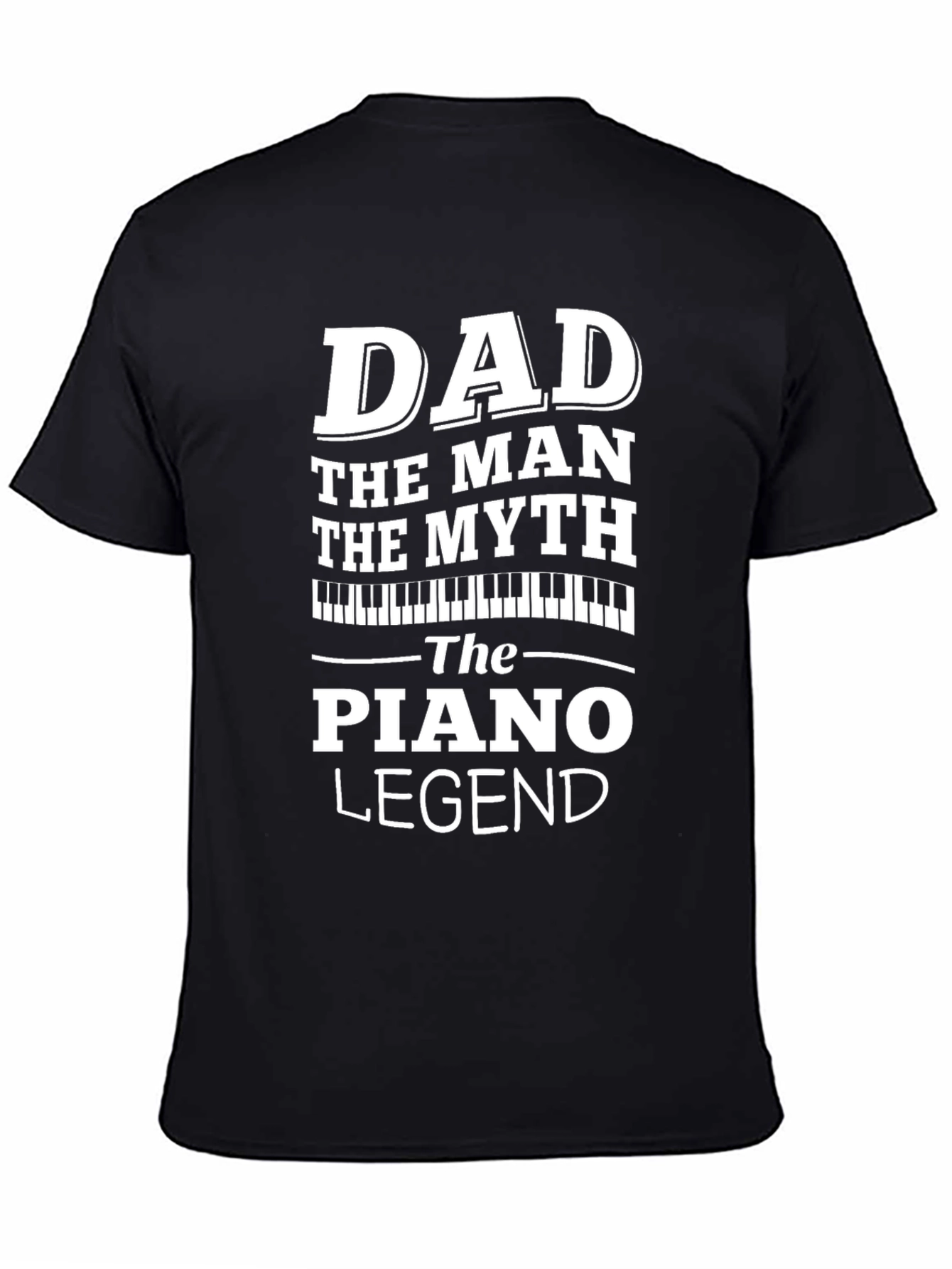 Dad Piano Legend Graphic T-Shirt