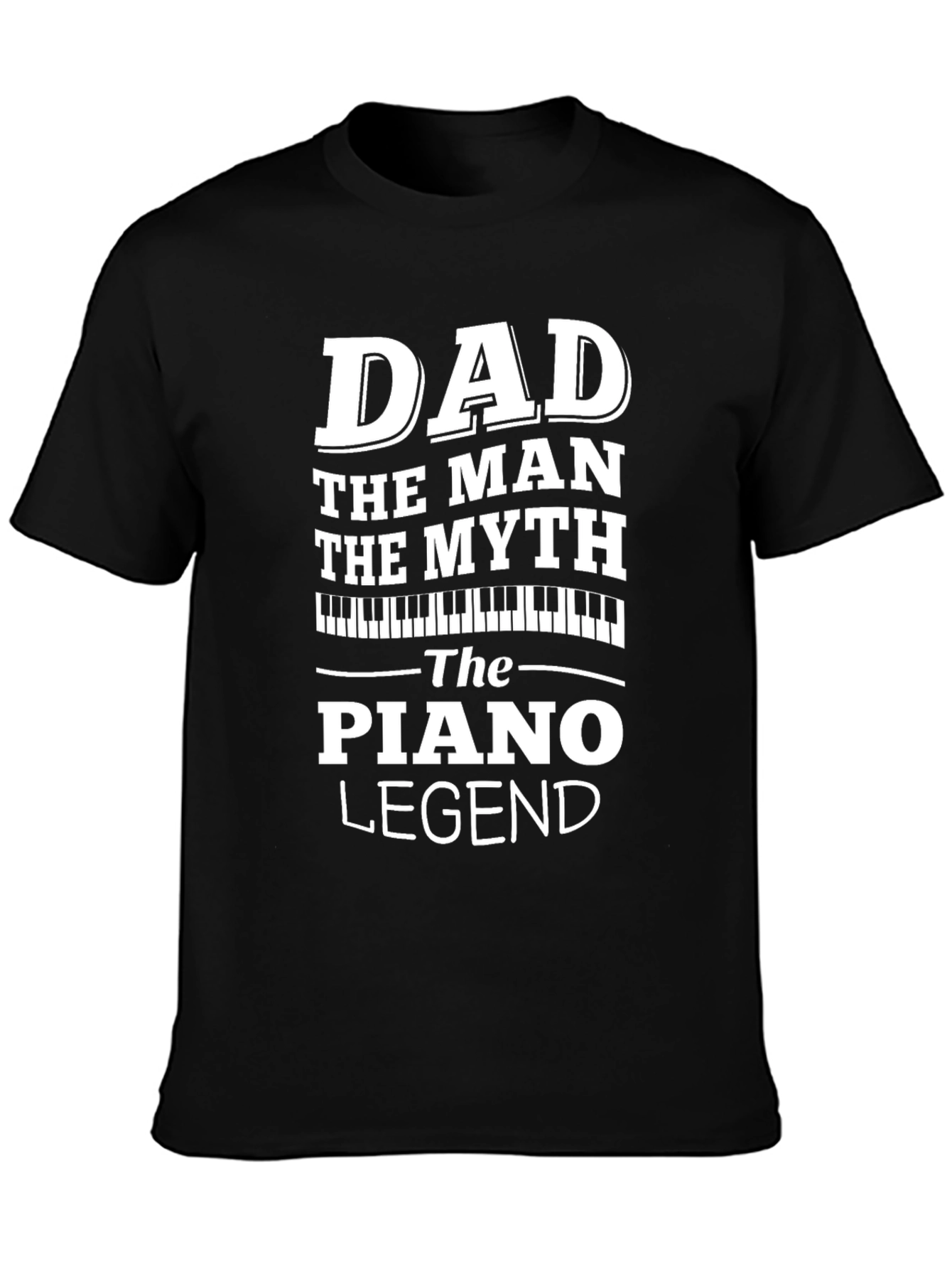 Dad Piano Legend Graphic T-Shirt