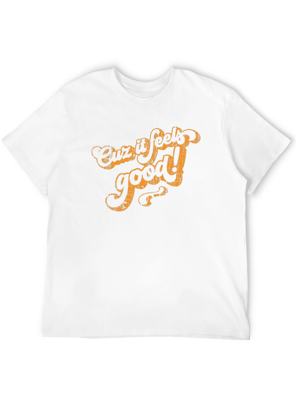 Cuz It Feels Good Black Graphic Tee