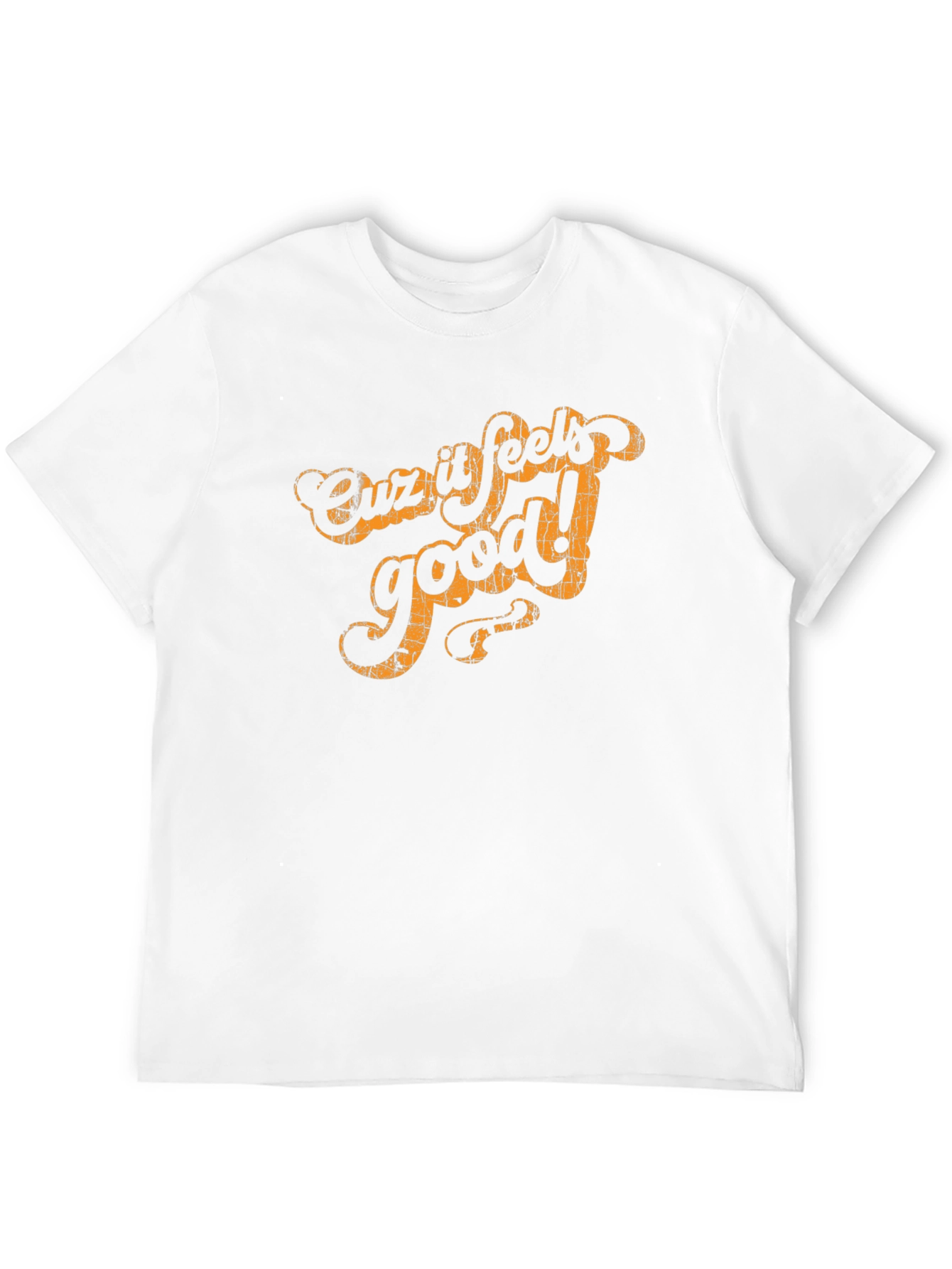 Cuz It Feels Good Black Graphic Tee