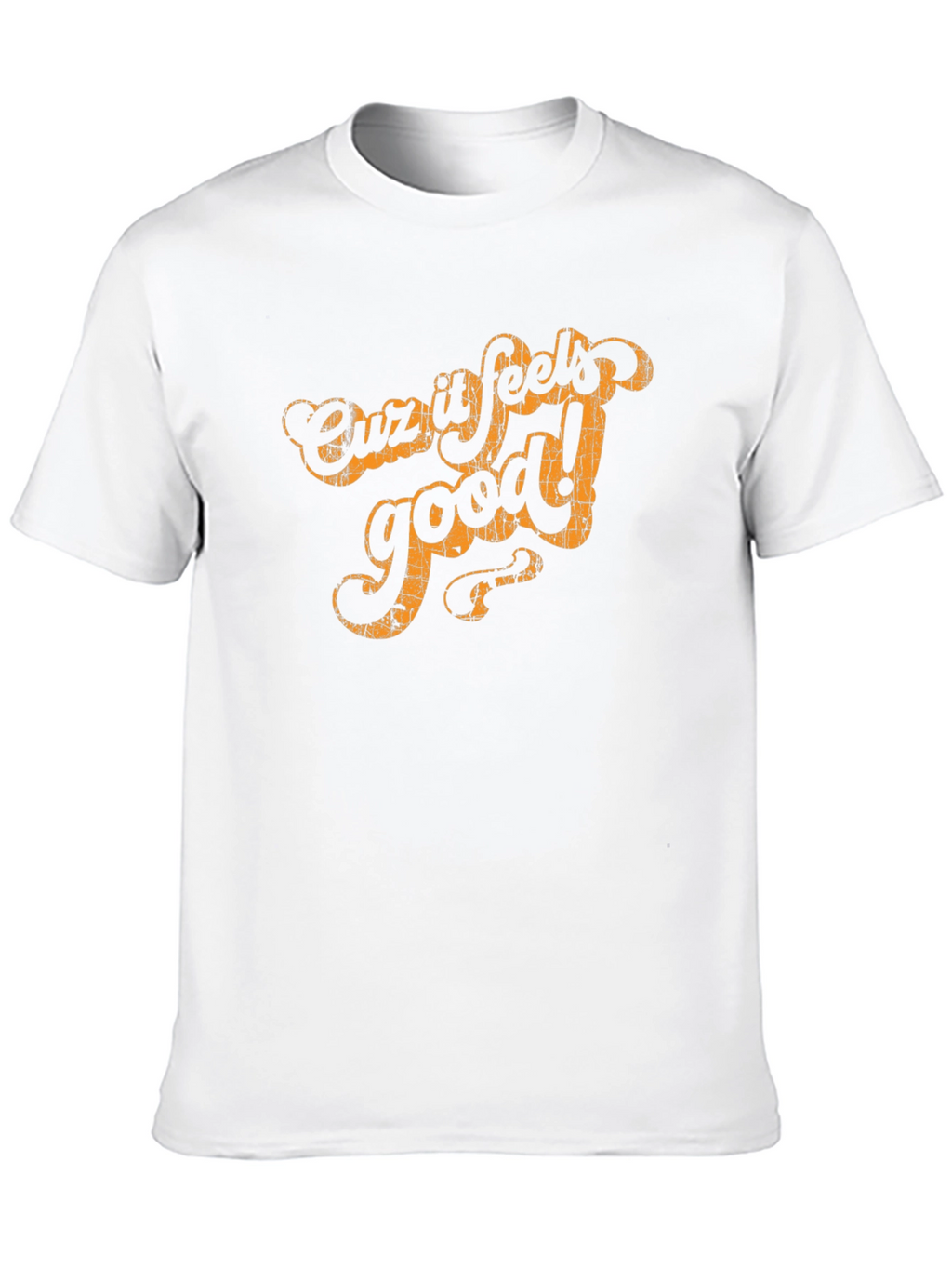 Cuz It Feels Good Black Graphic Tee