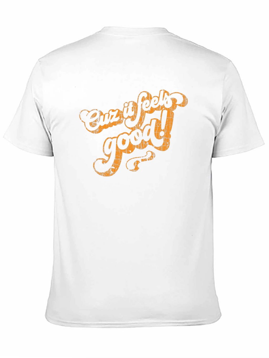 Cuz It Feels Good Black Graphic Tee