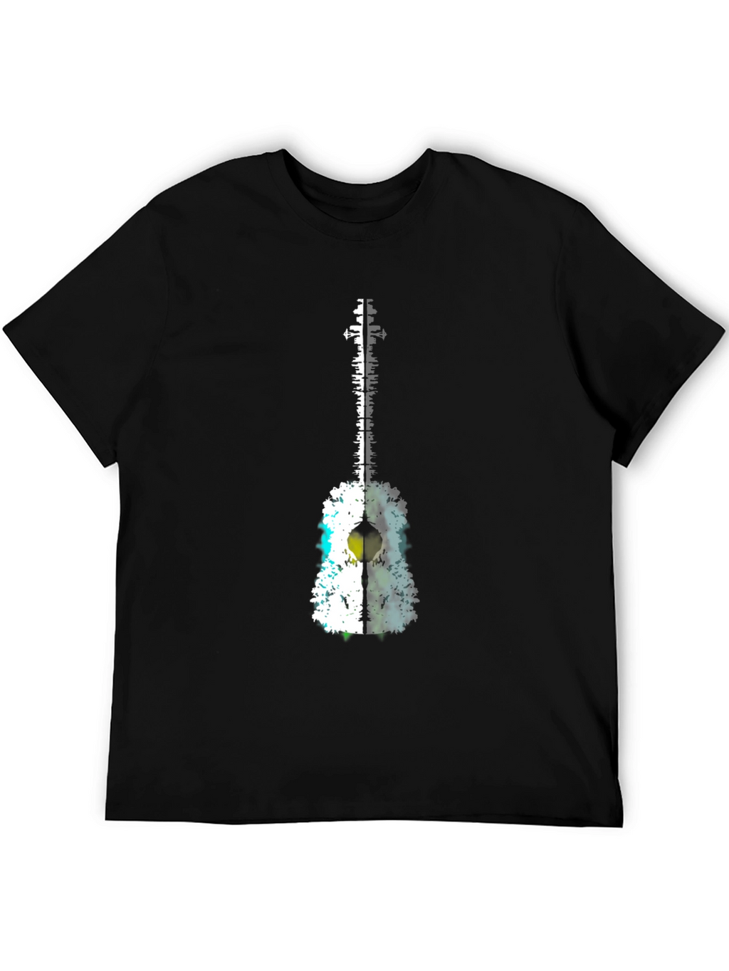 Guitar Cityscape Graphic Tee
