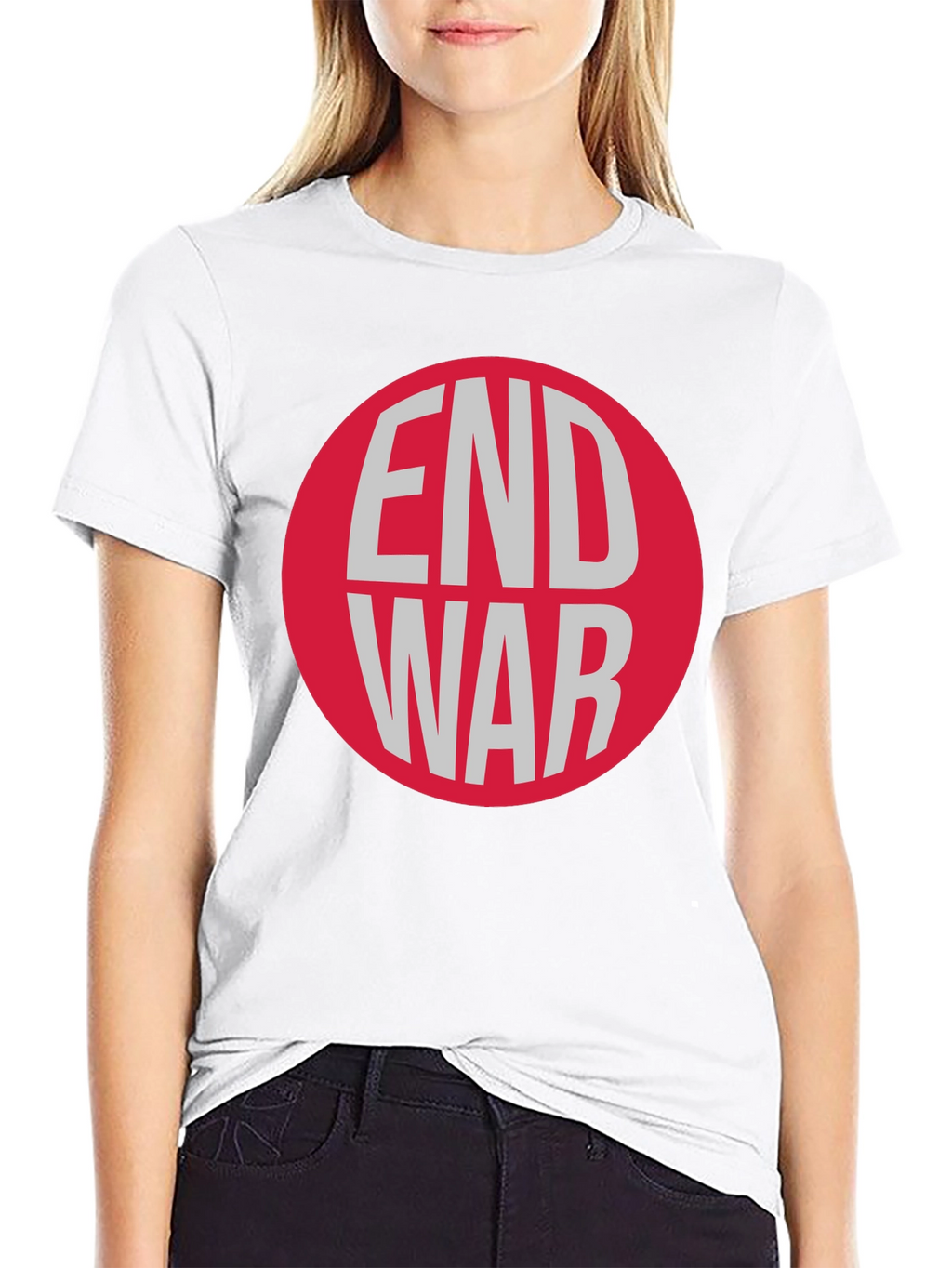 End War Graphic T-Shirt - Peace Activist Tee