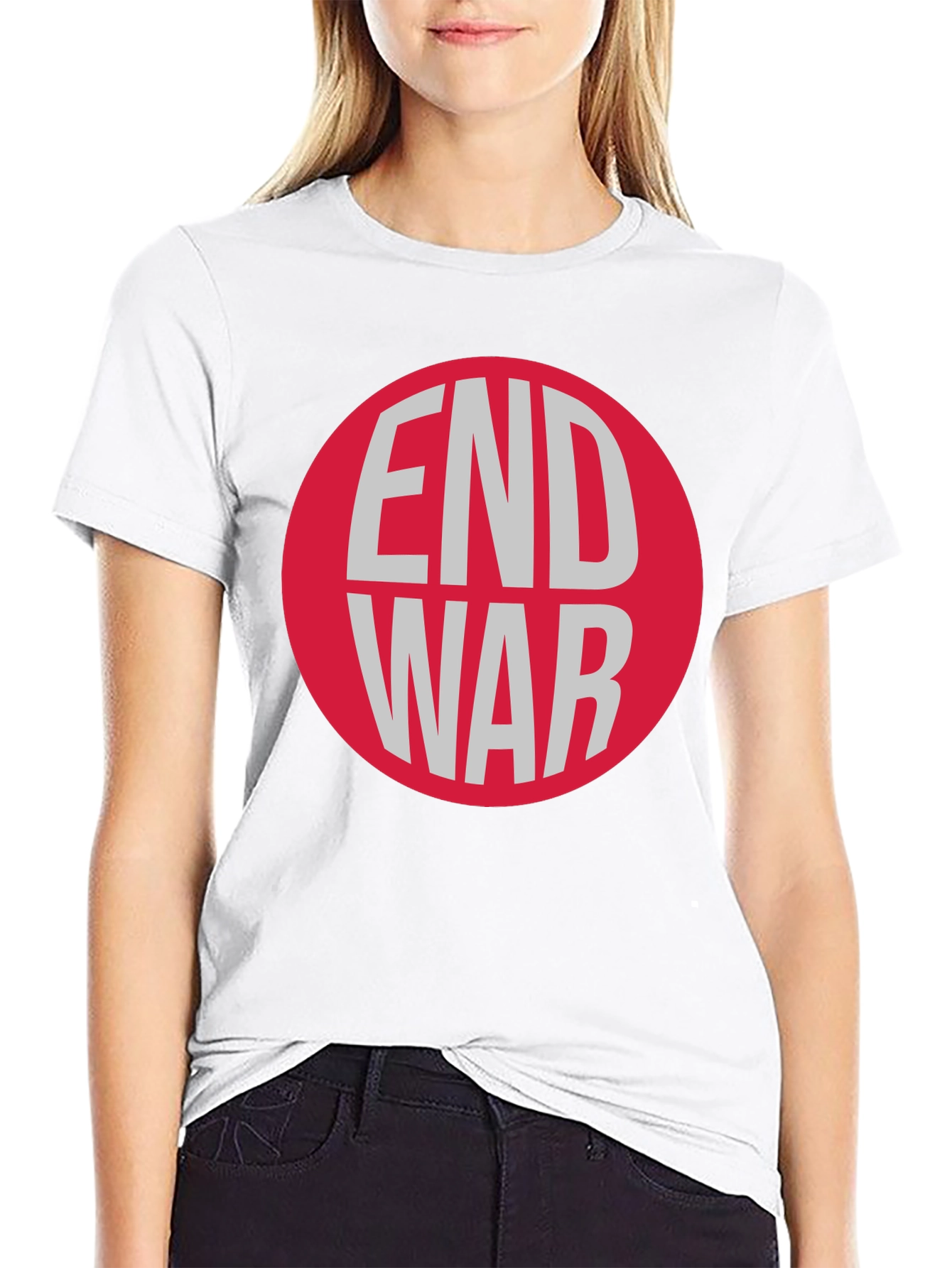 End War Graphic T-Shirt - Peace Activist Tee