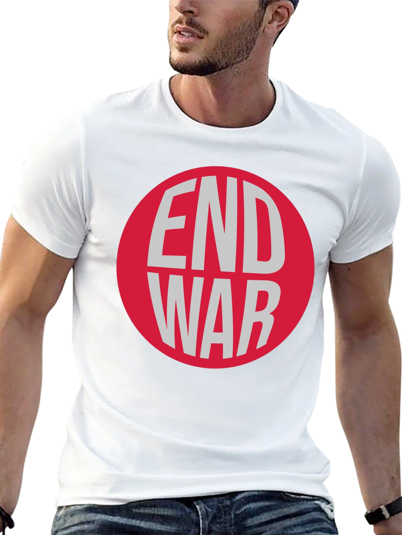 End War Graphic T-Shirt - Peace Activist Tee