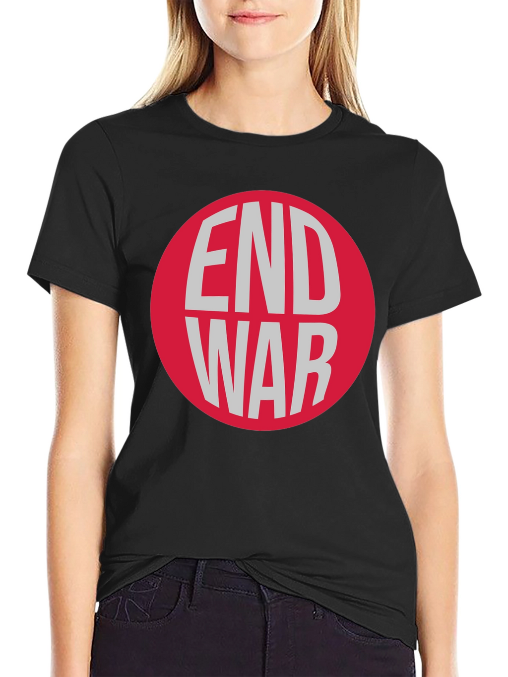 End War Graphic T-Shirt - Peace Activist Tee