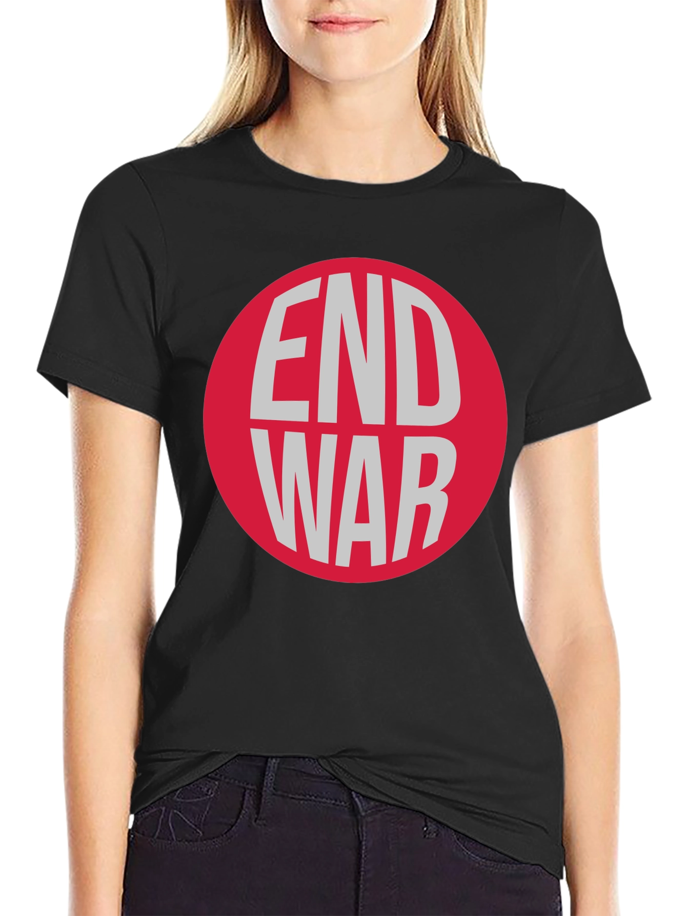 End War Graphic T-Shirt - Peace Activist Tee
