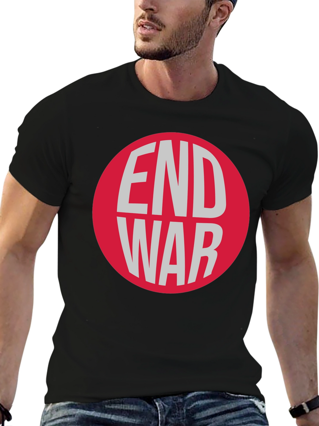 End War Graphic T-Shirt - Peace Activist Tee