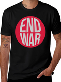 End War Graphic T-Shirt - Peace Activist Tee