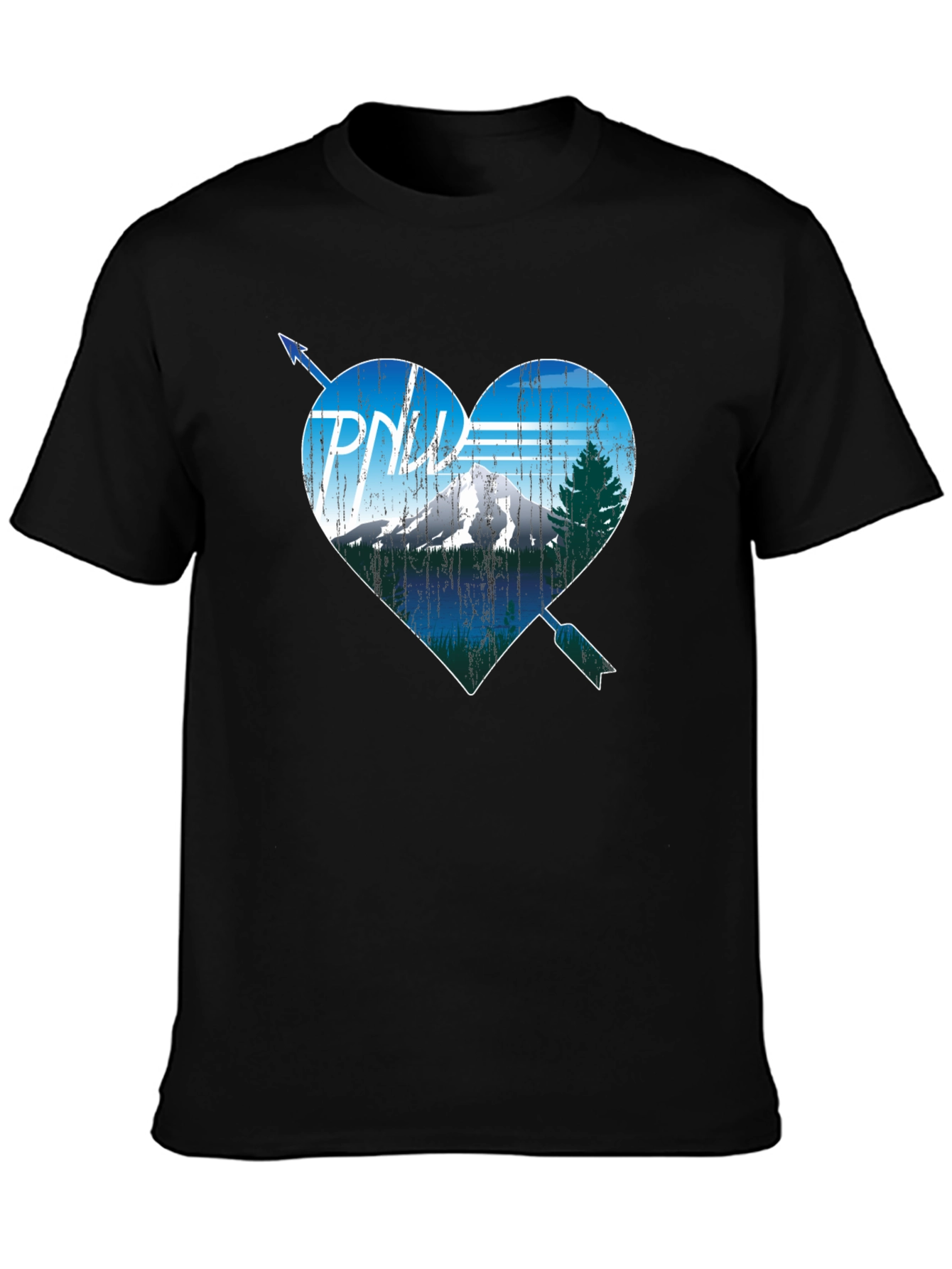 PNW Heart Arrow T-Shirt - Pacific Northwest Love