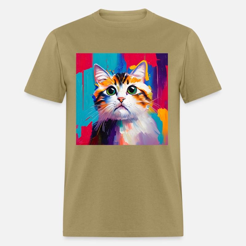 A beautiful portrait of a domestic cat in