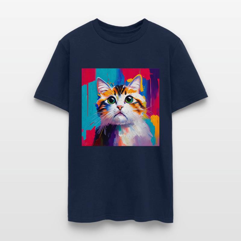 A beautiful portrait of a domestic cat in
