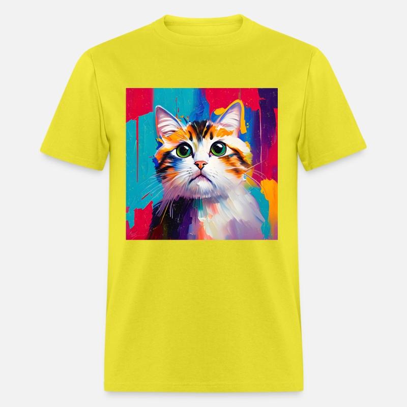 A beautiful portrait of a domestic cat in