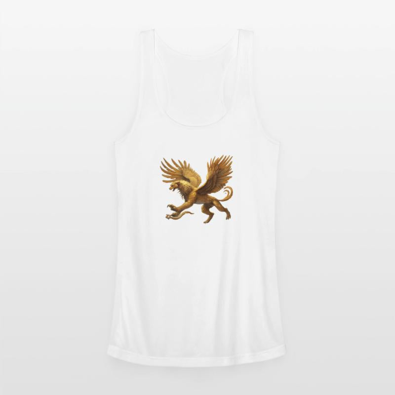 A flying lion is a mythological creature