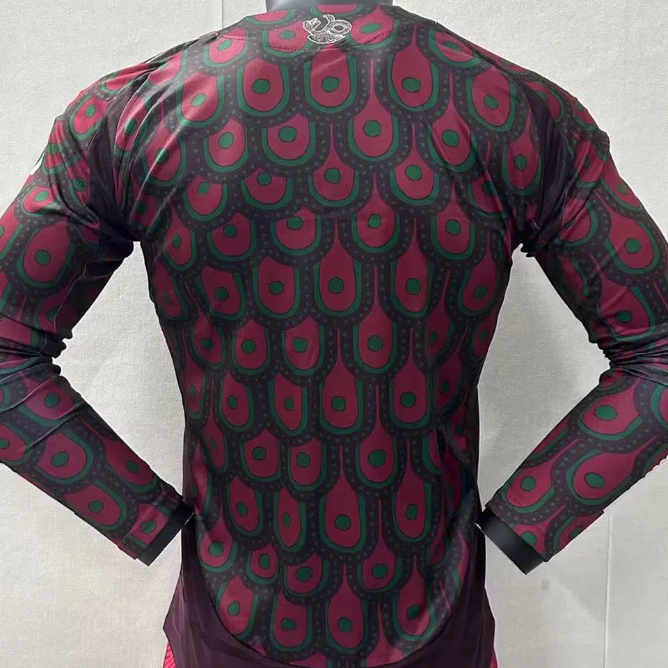 2024/25 Mexico Home Player Version Long Sleeve Jersey Back