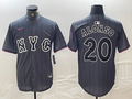 Men's New York Mets Pete Alonso #20 Graphite 2024 City Connect Limited Player Jerseys