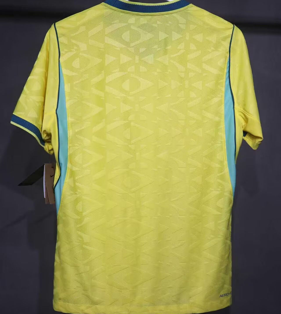 NEYMAR JR #10 Brazil Home Yellow Player Version Soccer Jersey 2026/27 ★★ Item NO.: 2153189 Detail 1