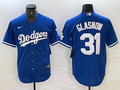Men's Los Angeles Dodgers Tyler Glasnow #31 Blue Replica Player Jerseys