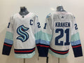 Men's Seattle Kraken #21 White Home Breakaway Player Jerseys
