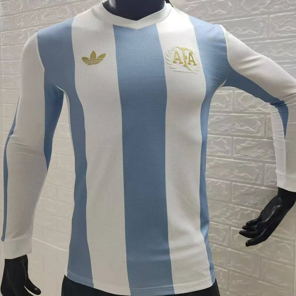 2024/25 Argentina 50th Anniversary Edition Player Version Long Seelve Jersey Front