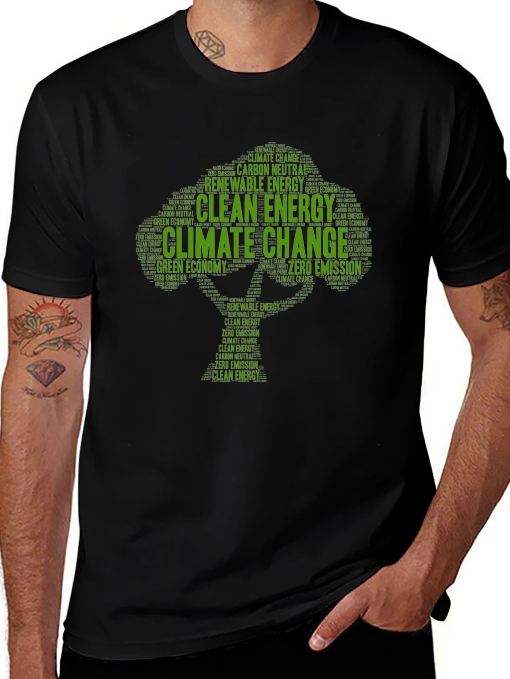 Eco-Friendly Climate Change Tree T-Shirt
