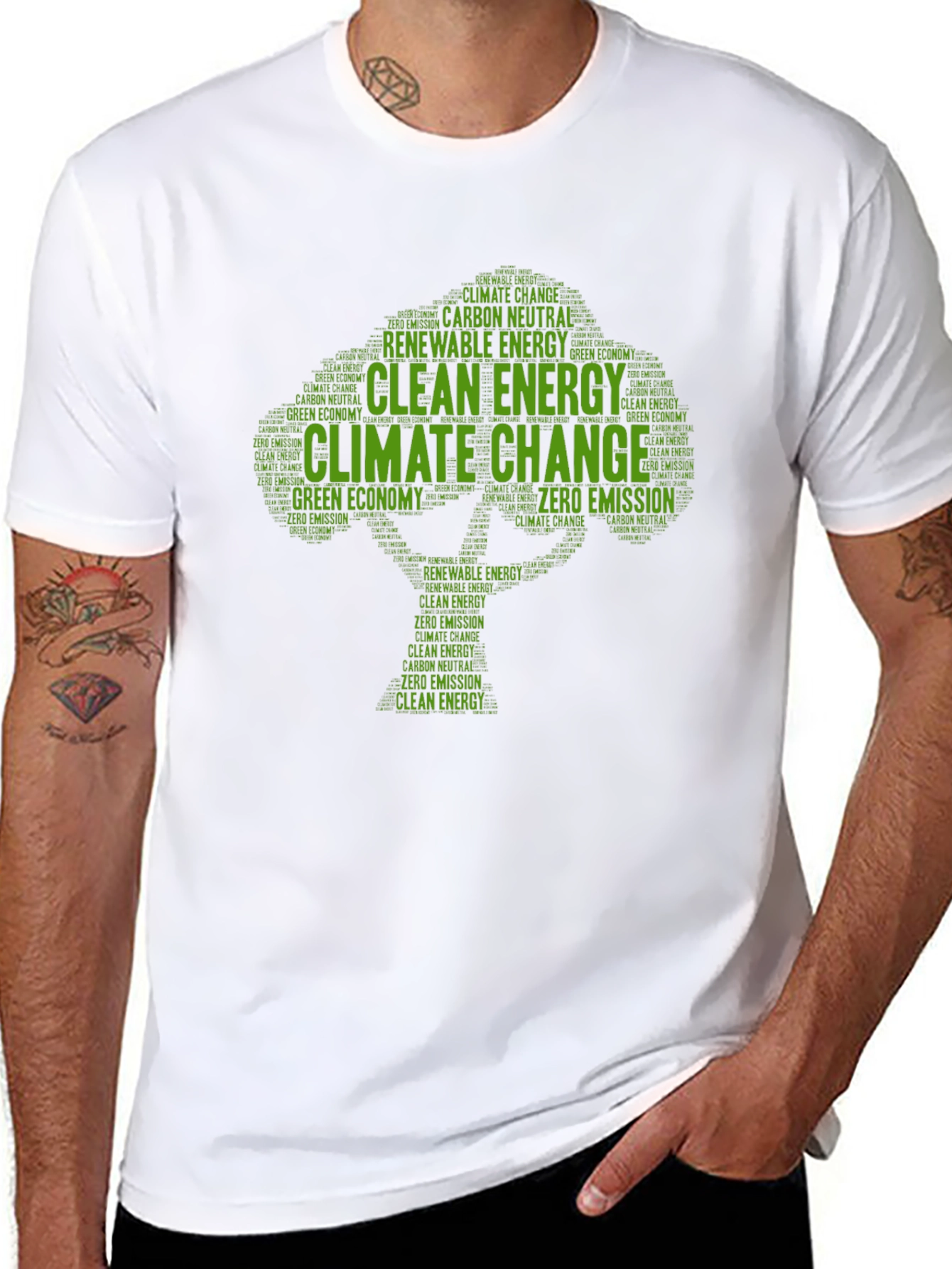 Eco-Friendly Climate Change Tree T-Shirt