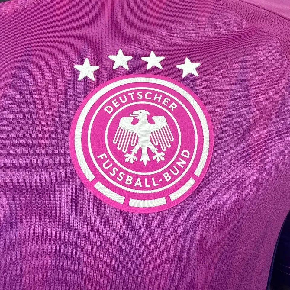 2024/25 Germany Away Pink Player Version Soccer Jersey Detail 2