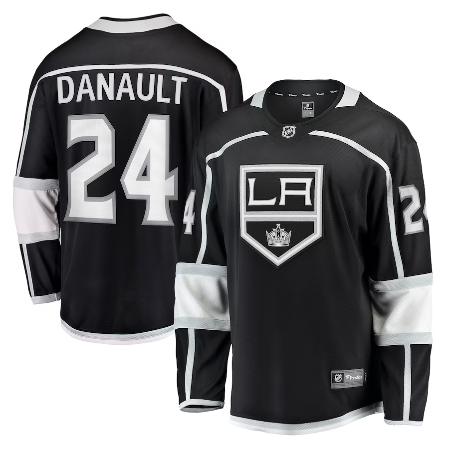 Men's Los Angeles Kings Phillip Danault #24 Black Home Breakaway Player Jerseys