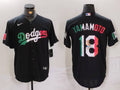 Men's Los Angeles Dodgers Yoshinobu Yamamoto #18 Black Player Jerseys