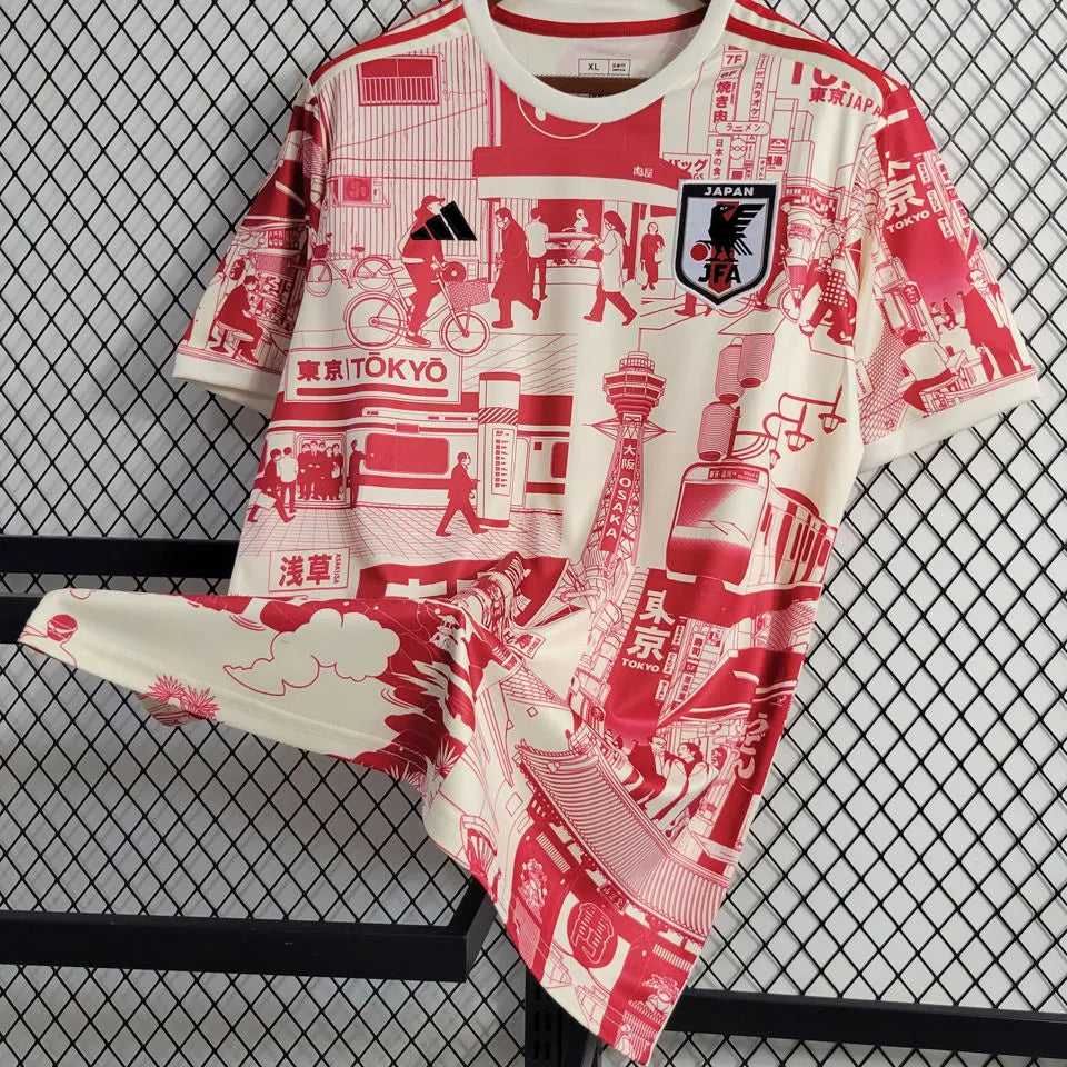 2024 Japan Fashion Edition Fans Soccer Jersey Detail 1