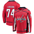 Men's Washington Capitals John Carlson #74 Red Home Breakaway Player Jerseys