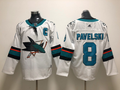 Men's San Jose Sharks Joe Pavelski #8 White Breakaway Player Jerseys