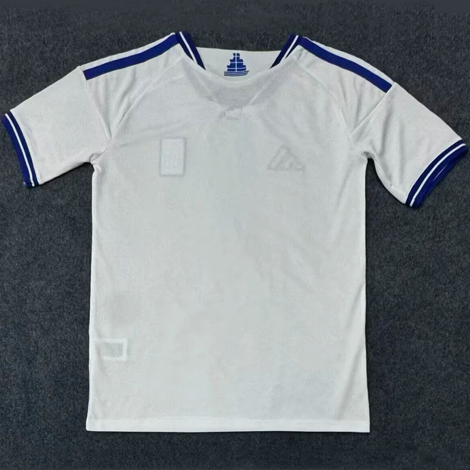 2026/27 Greece Home White Fans Soccer Jersey Back