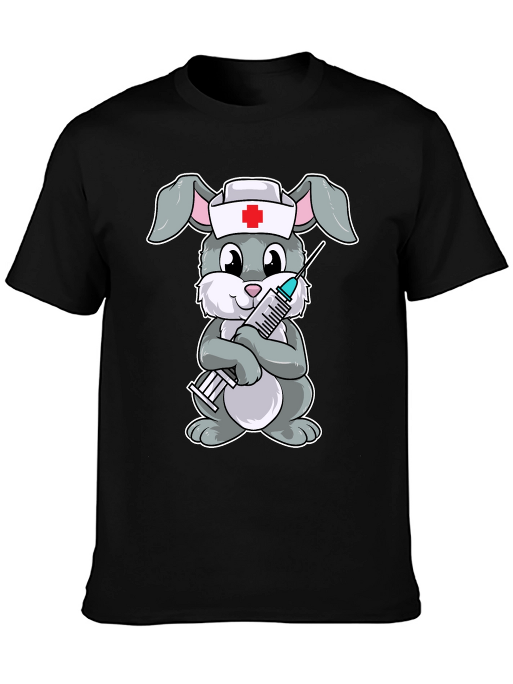Nurse Bunny Graphic T-Shirt
