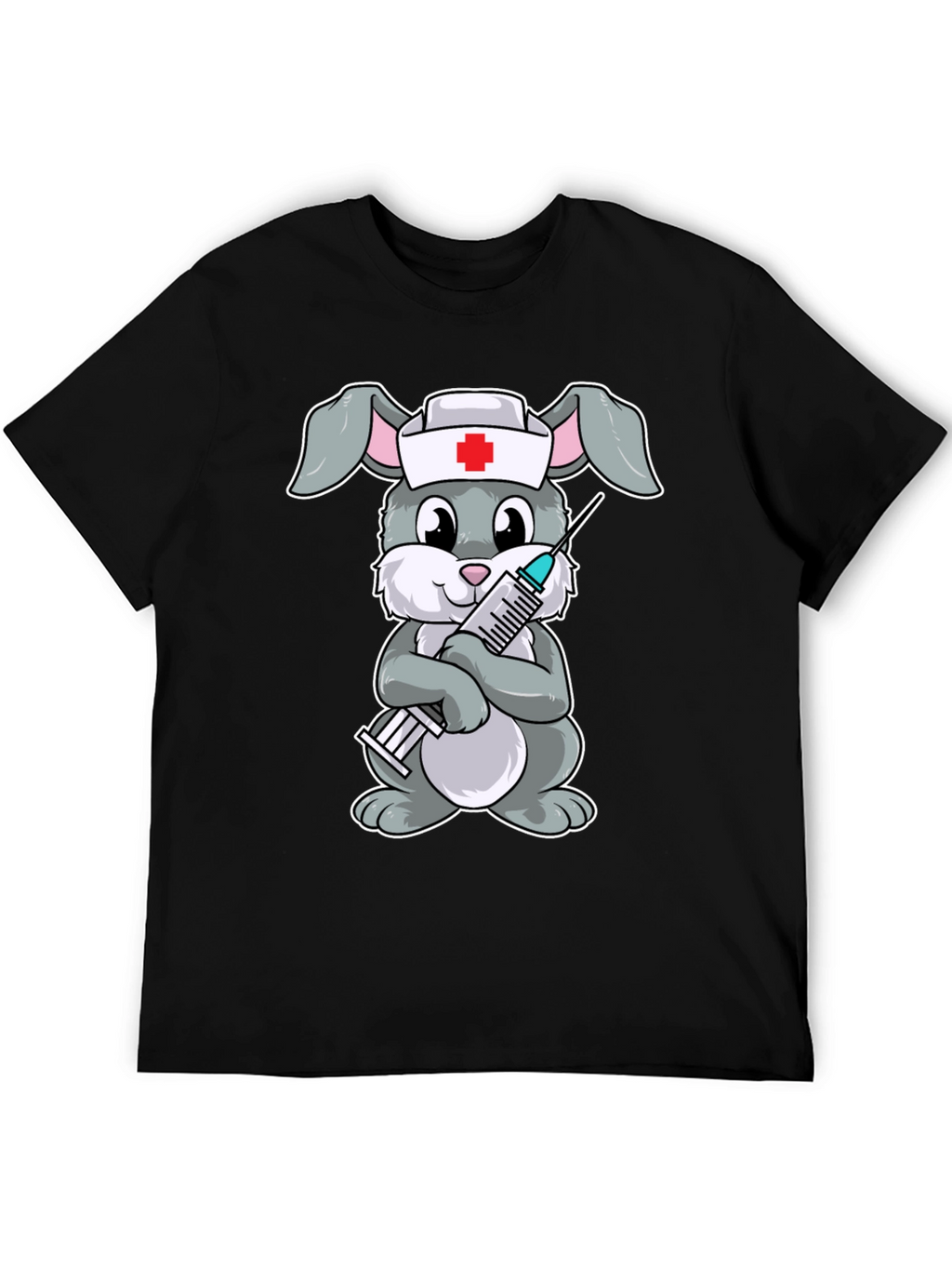 Nurse Bunny Graphic T-Shirt