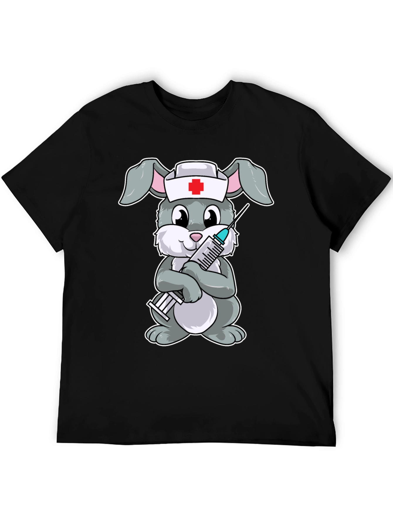 Nurse Bunny Graphic T-Shirt