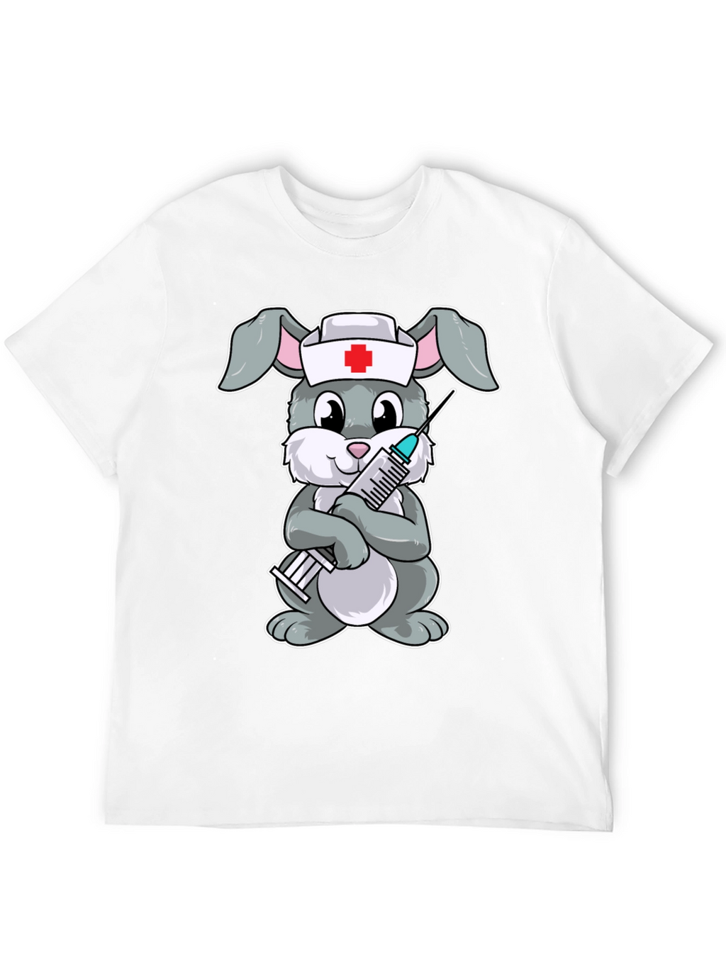 Nurse Bunny Graphic T-Shirt